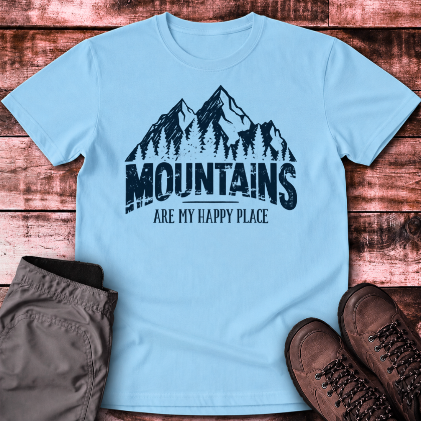 Mountain Happy Place Unisex T-shirt
