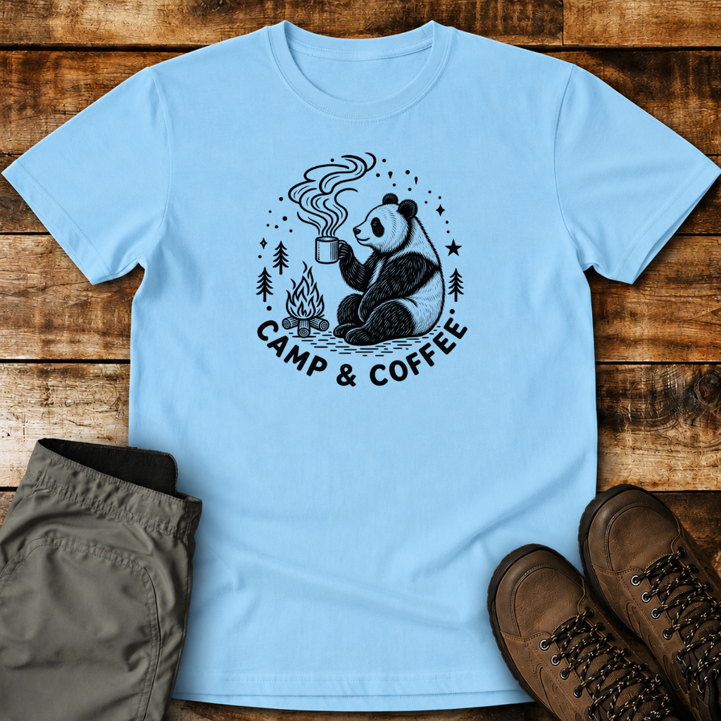 Camp and Coffee Unisex T-shirt