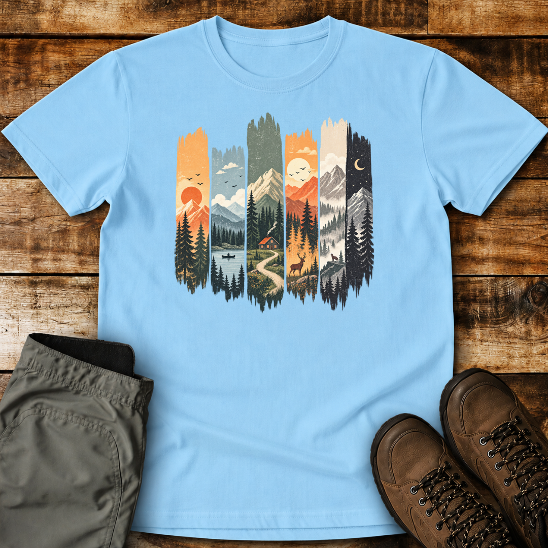 Wild Mountain Horizons Unisex T-shirt