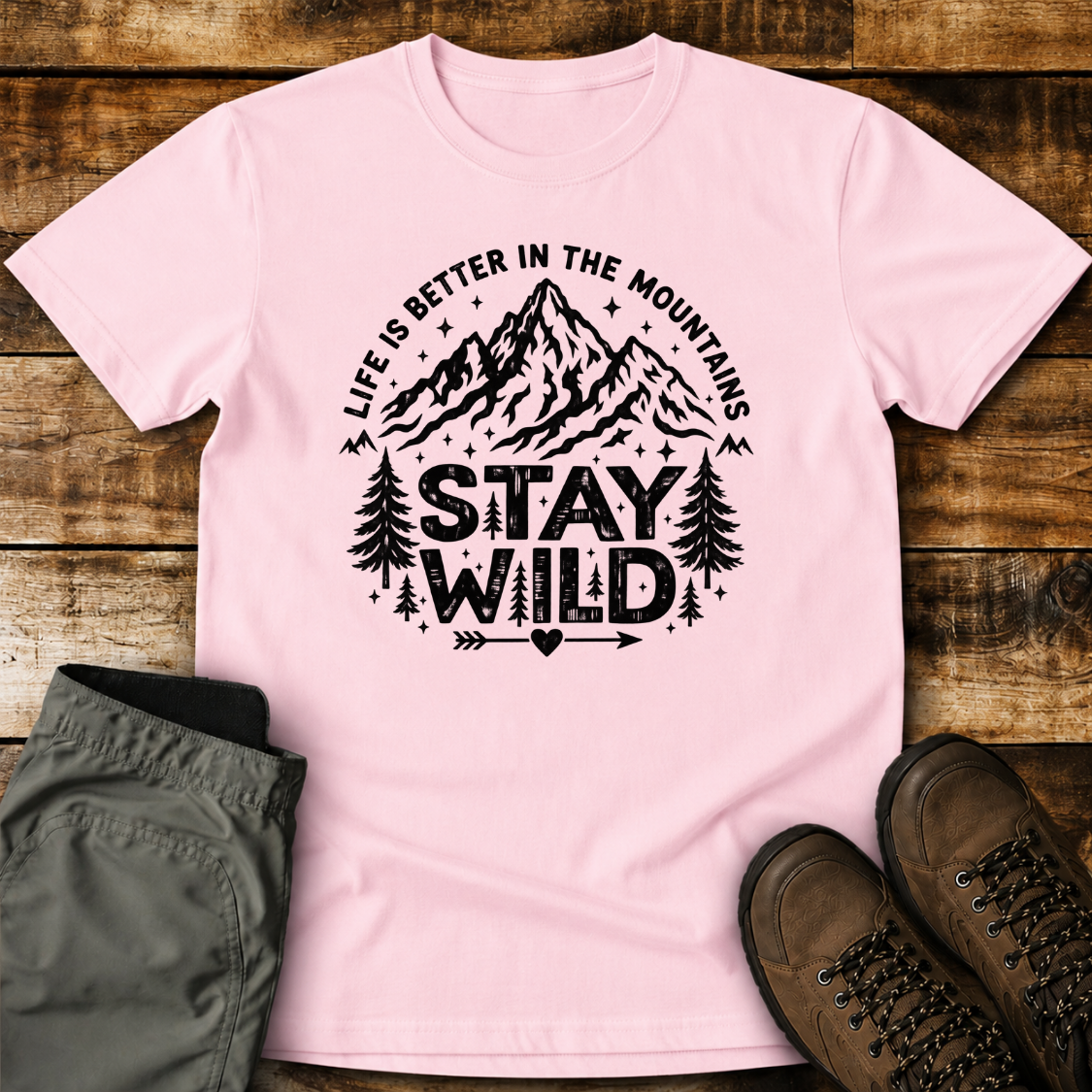 Stay Wild Outdoors Unisex T-shirt