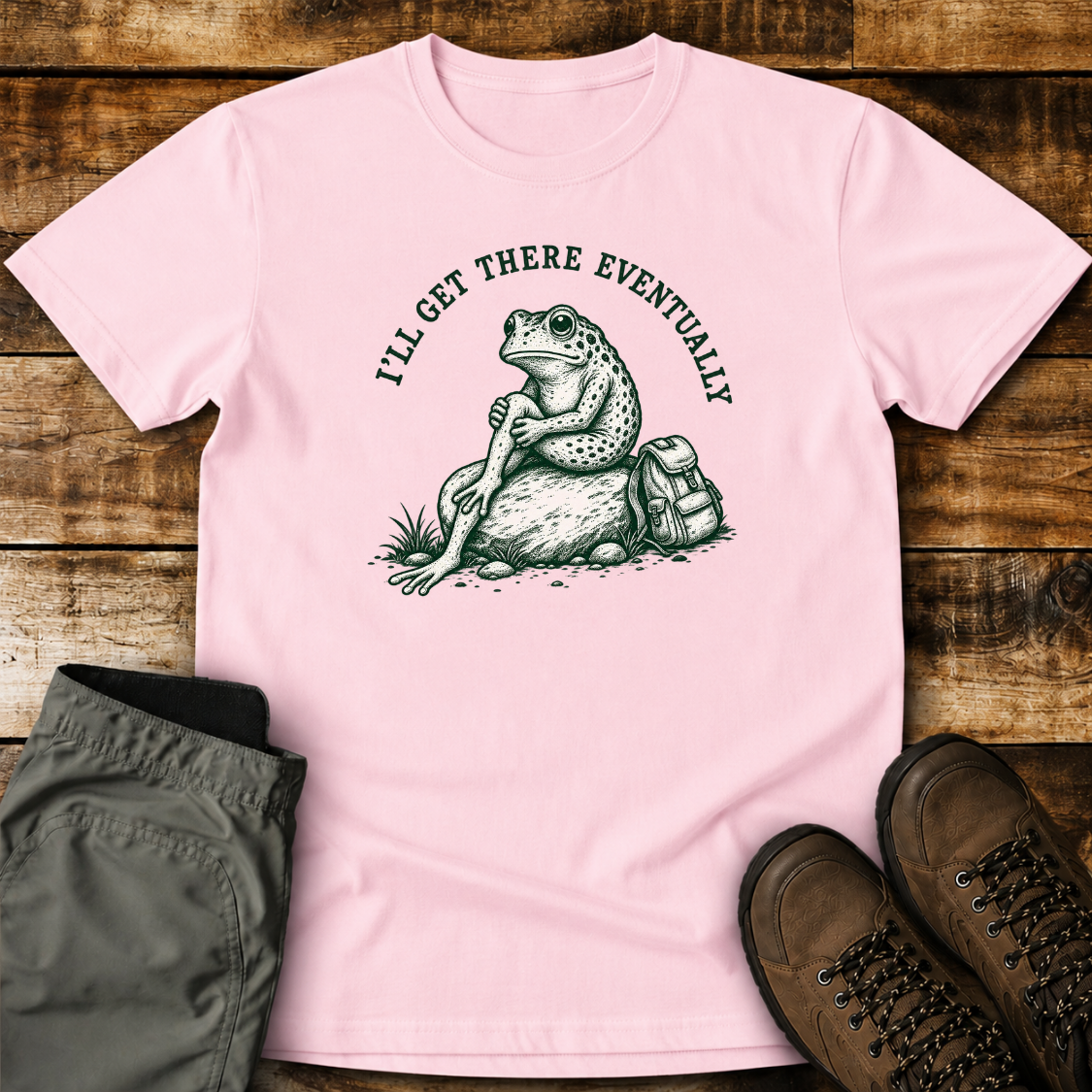 Slow Trail Frog Unisex T-shirt