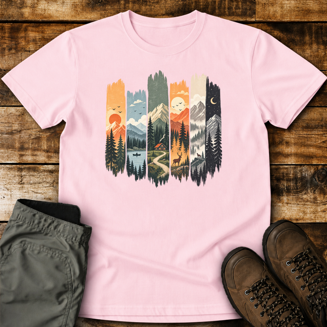 Wild Mountain Horizons Unisex T-shirt