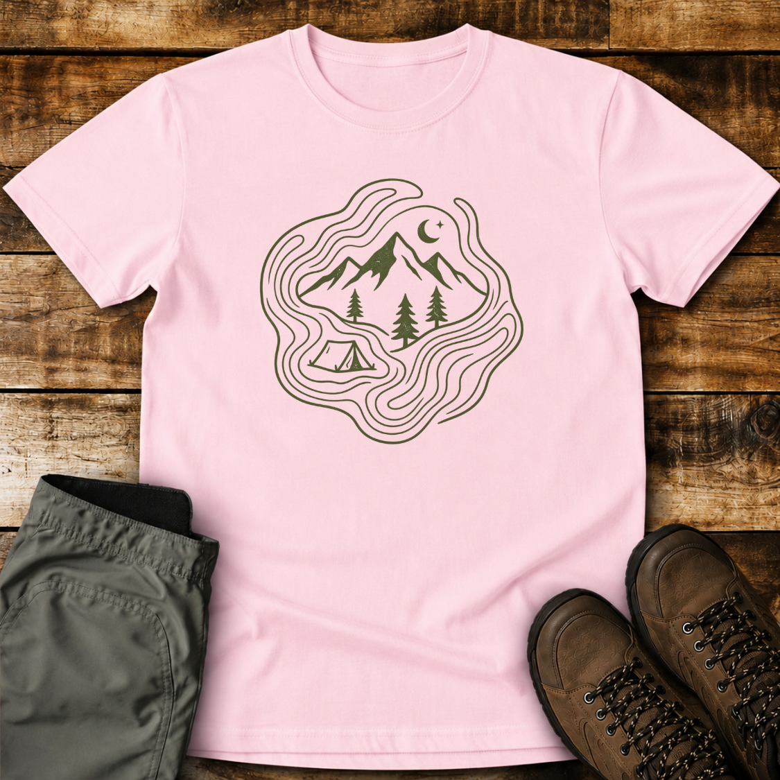 Mountain Flow Escape Unisex T-shirt