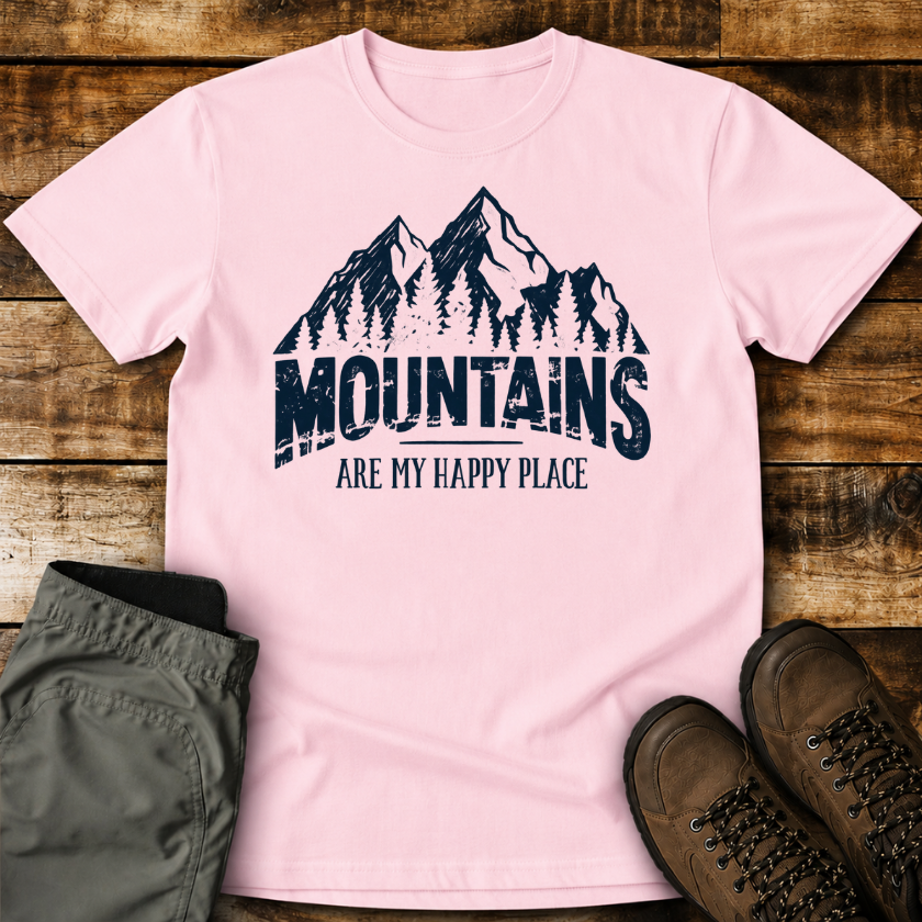 Mountain Happy Place Unisex T-shirt