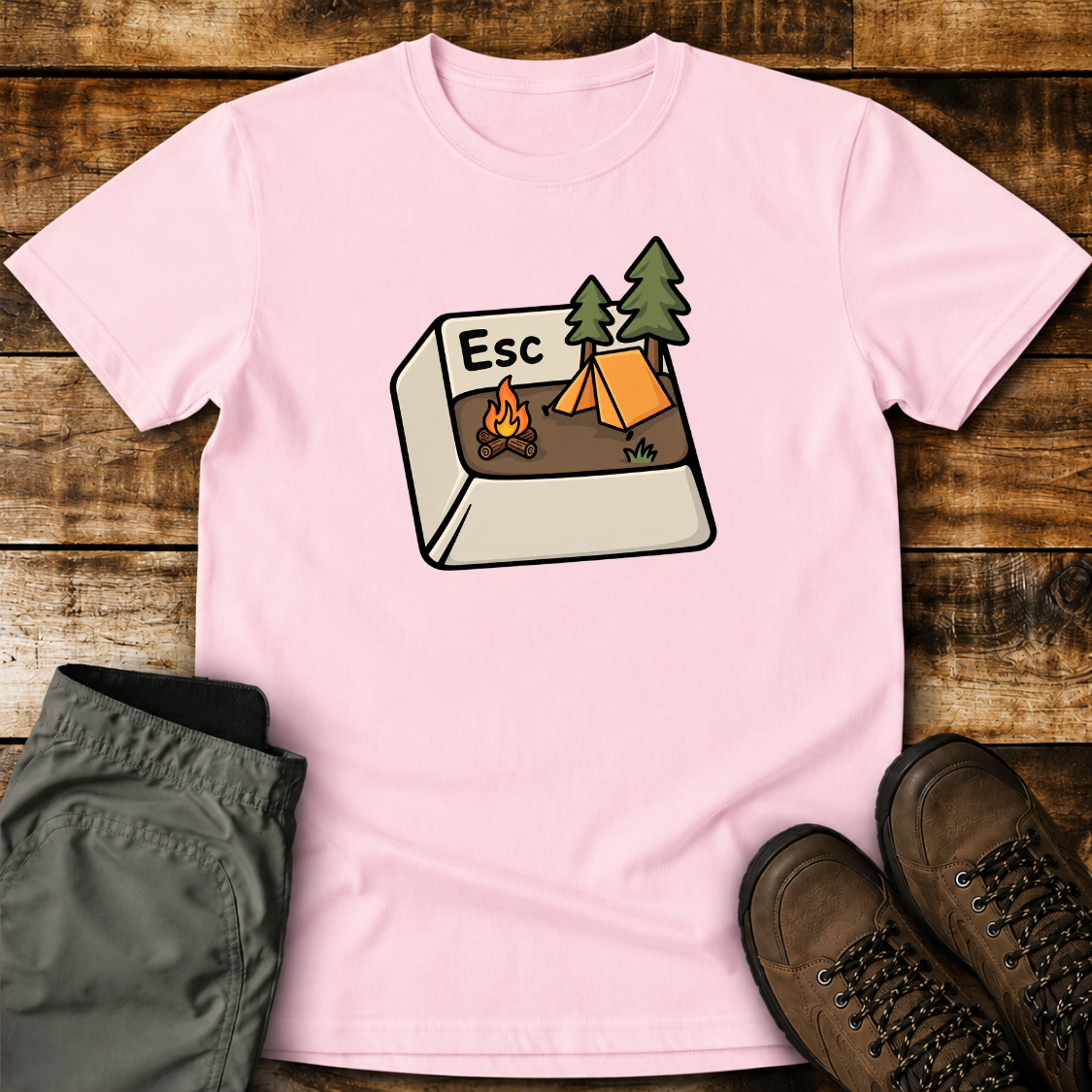 Wild Camp Escape Unisex T-shirt