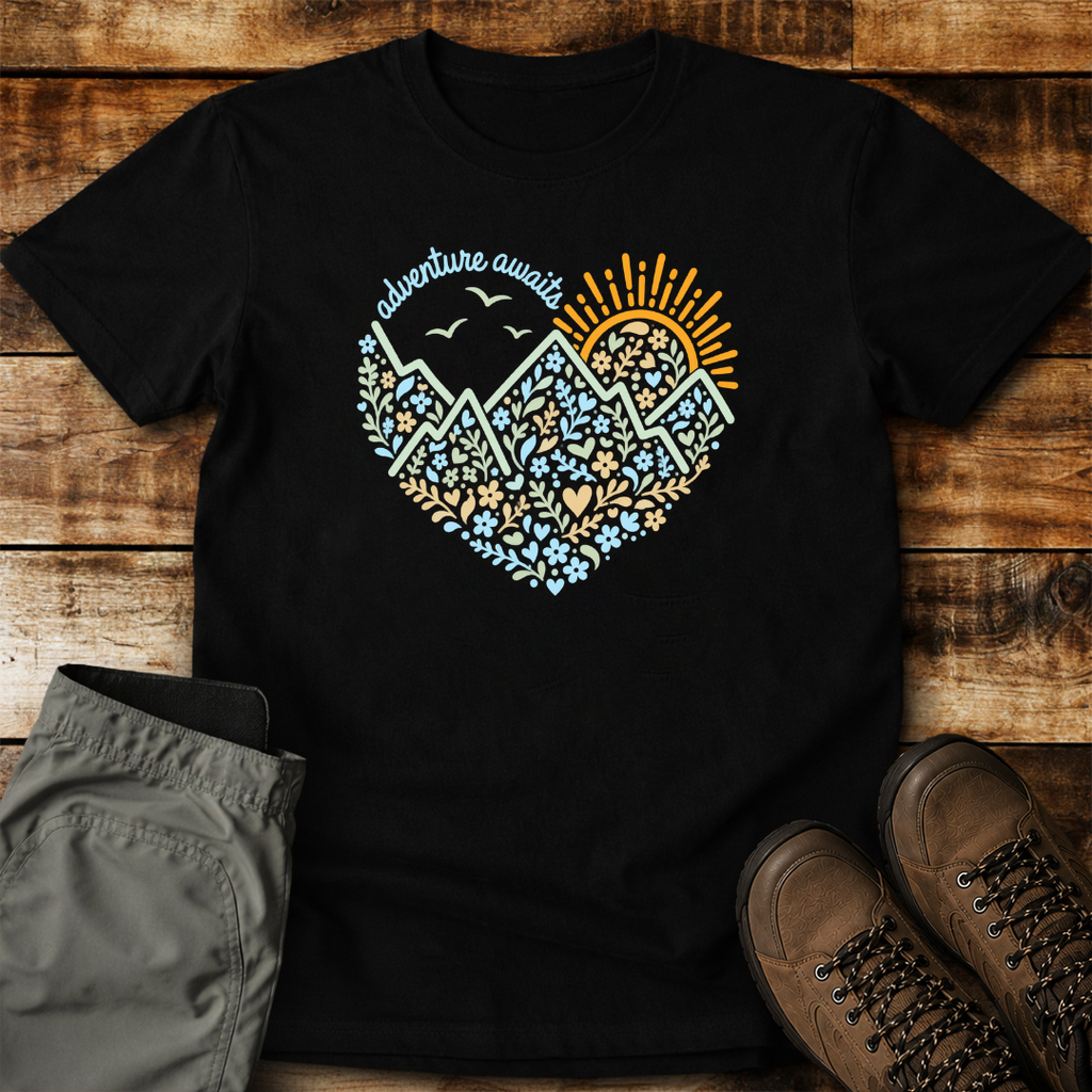 Adventure awaits Unisex T-shirt
