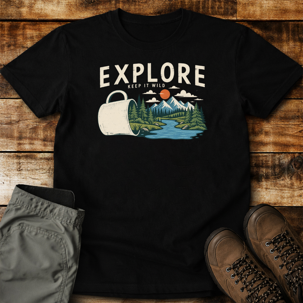 Mountain Mug Explore Unisex T-shirt