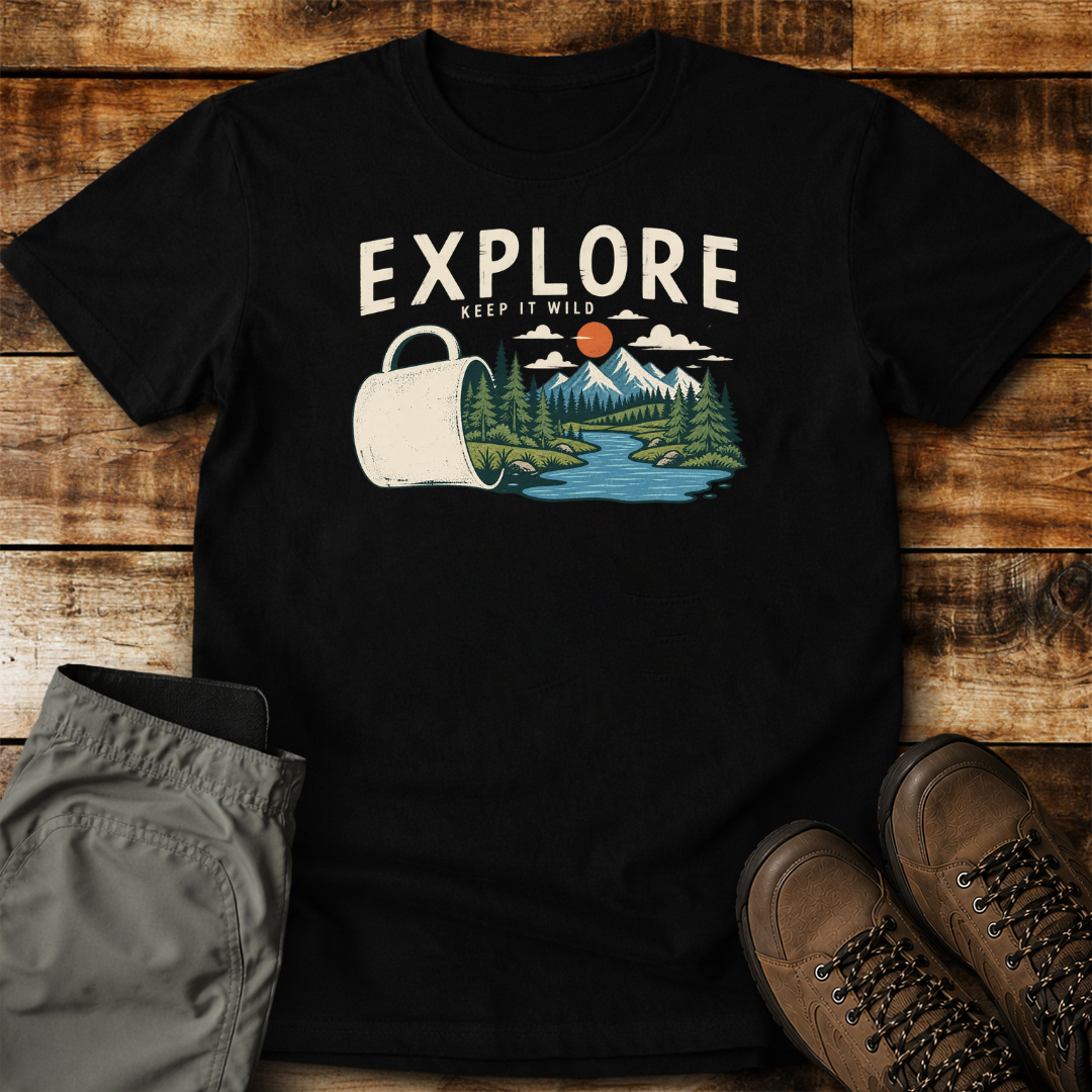 Mountain Mug Explore Unisex T-shirt