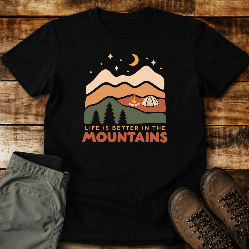 Better In Mountains Unisex T-shirt