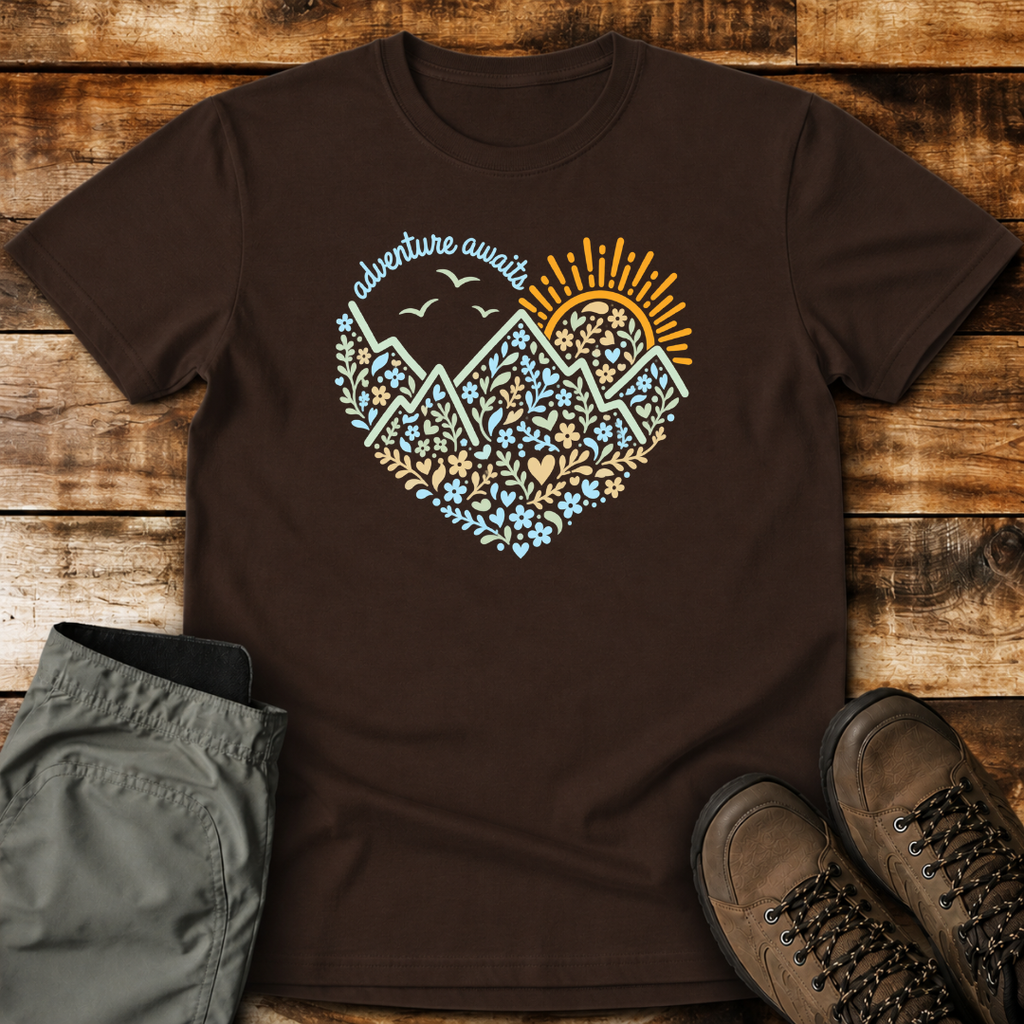 Adventure awaits Unisex T-shirt