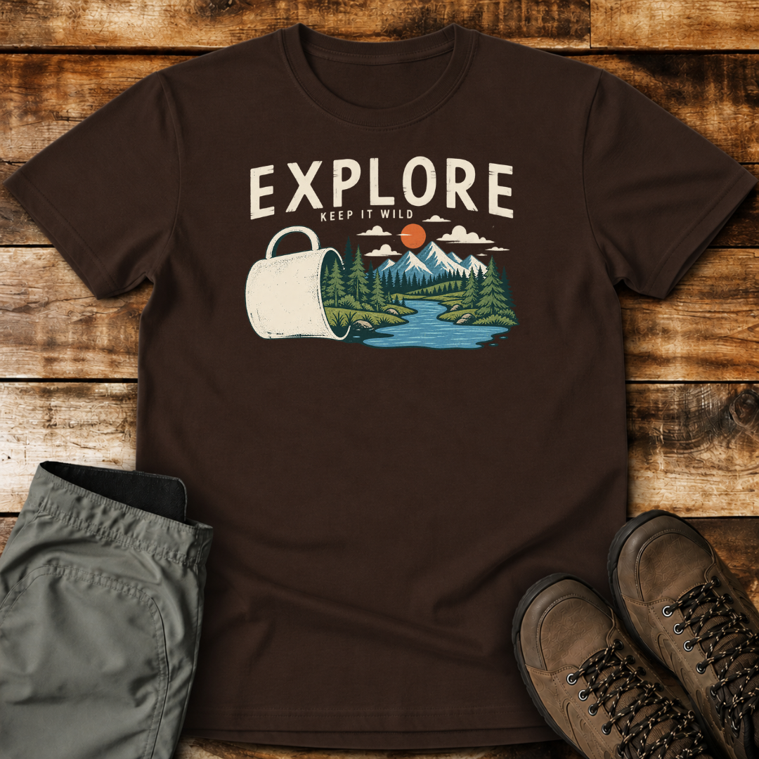 Mountain Mug Explore Unisex T-shirt