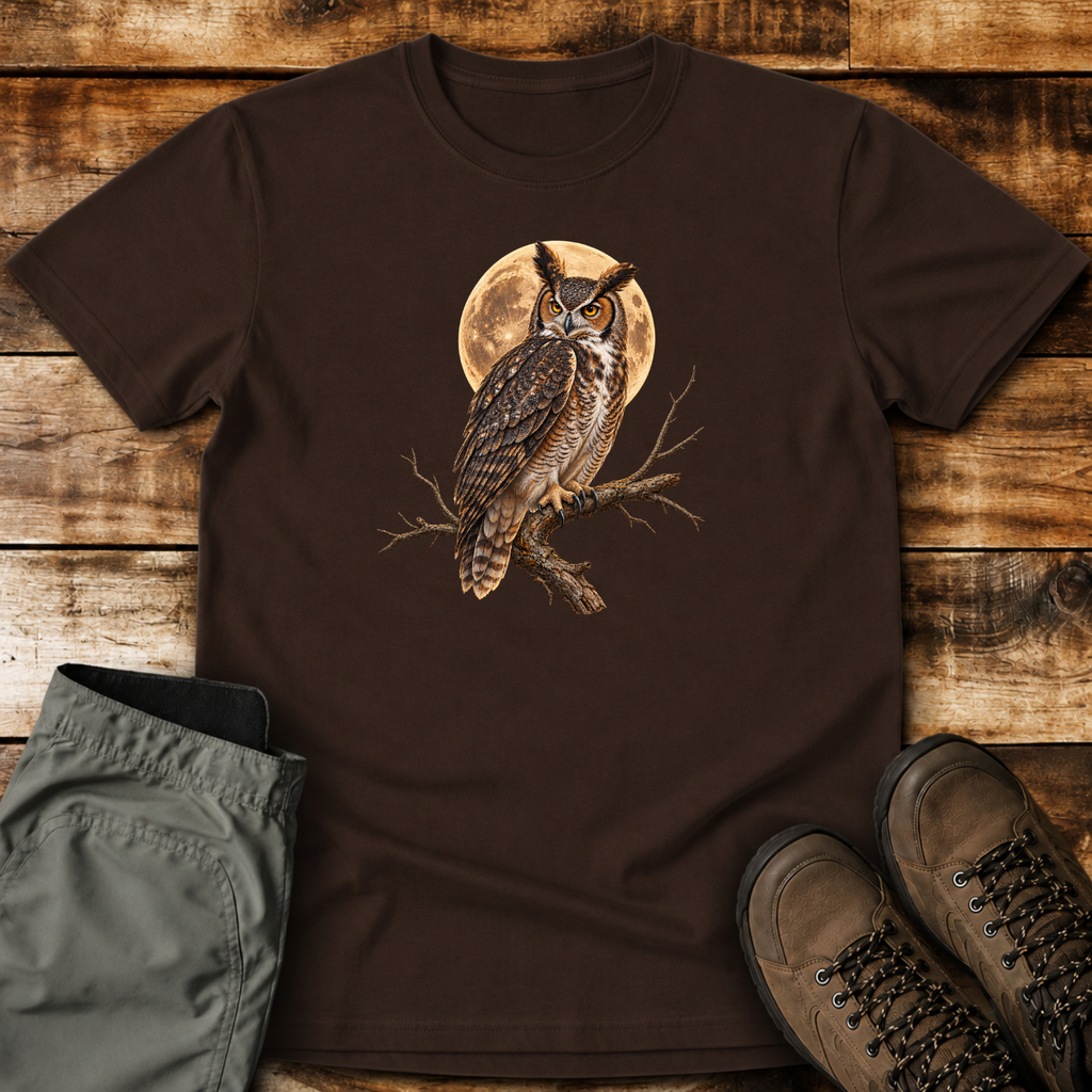 Moonlit Owl Guardian Unisex T-shirt
