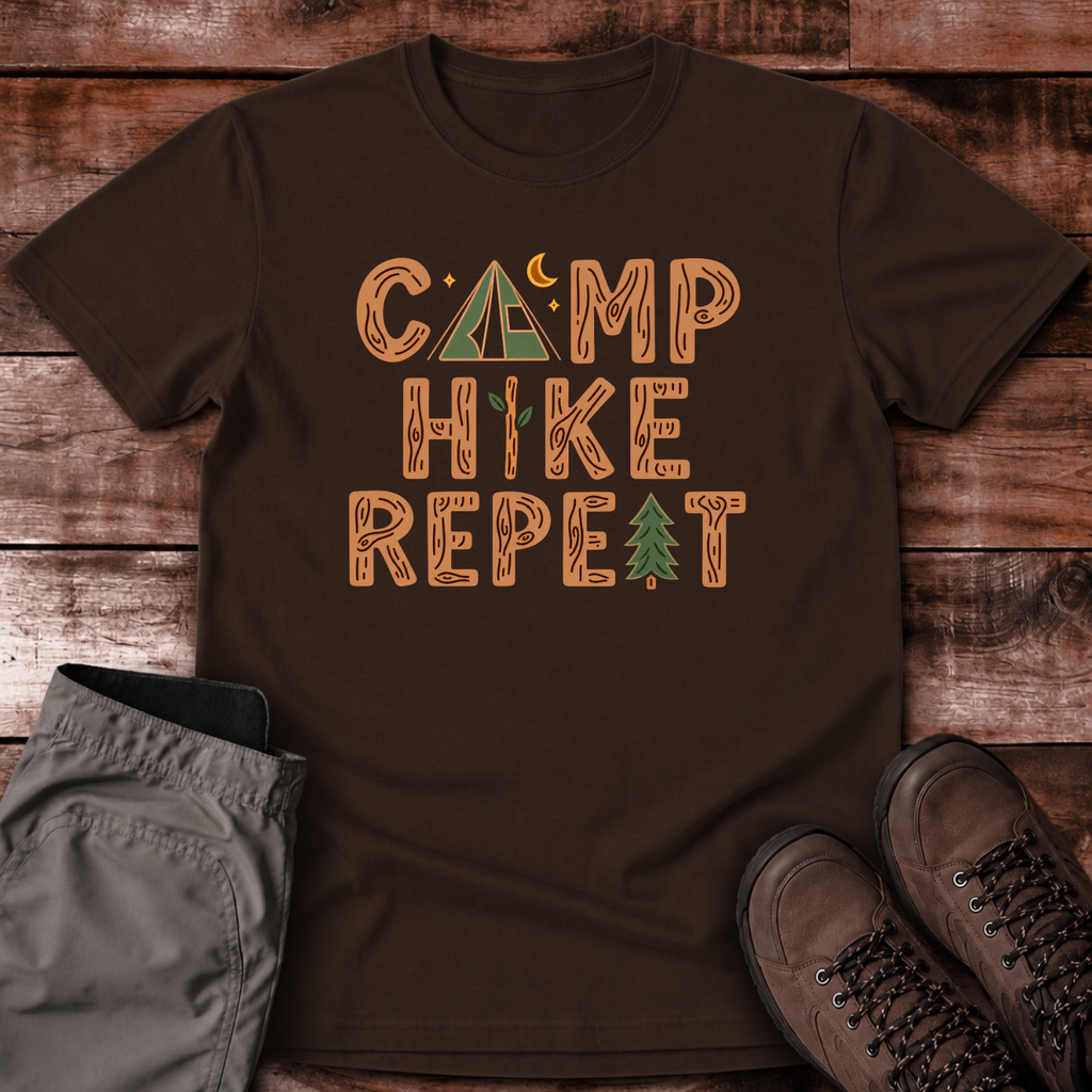 Camp Hike Repeat Unisex T-shirt