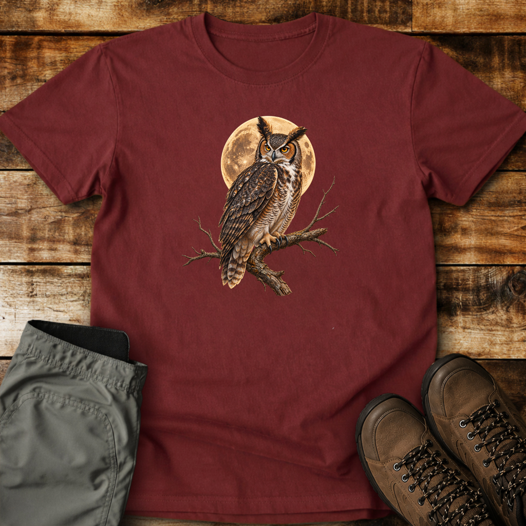 Moonlit Owl Guardian Unisex T-shirt