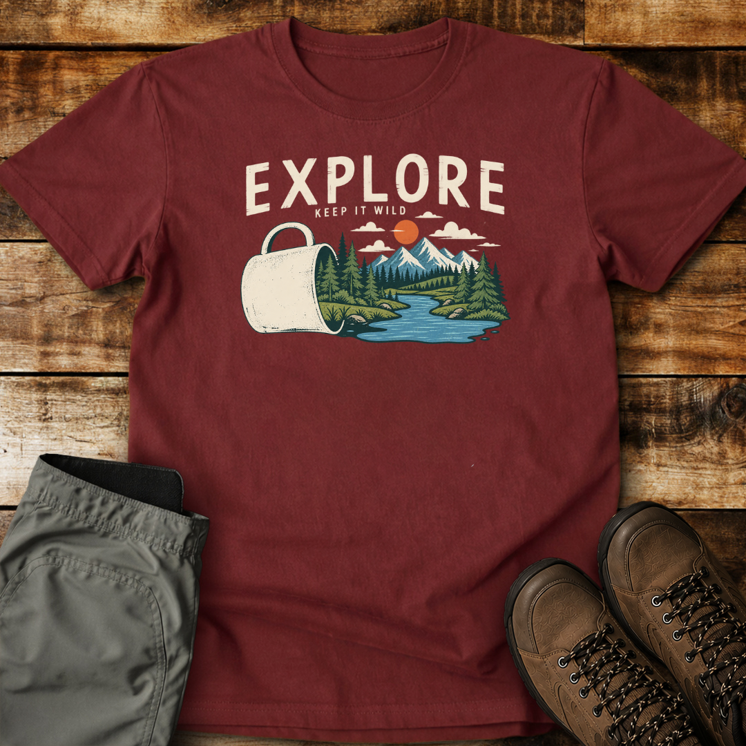 Mountain Mug Explore Unisex T-shirt