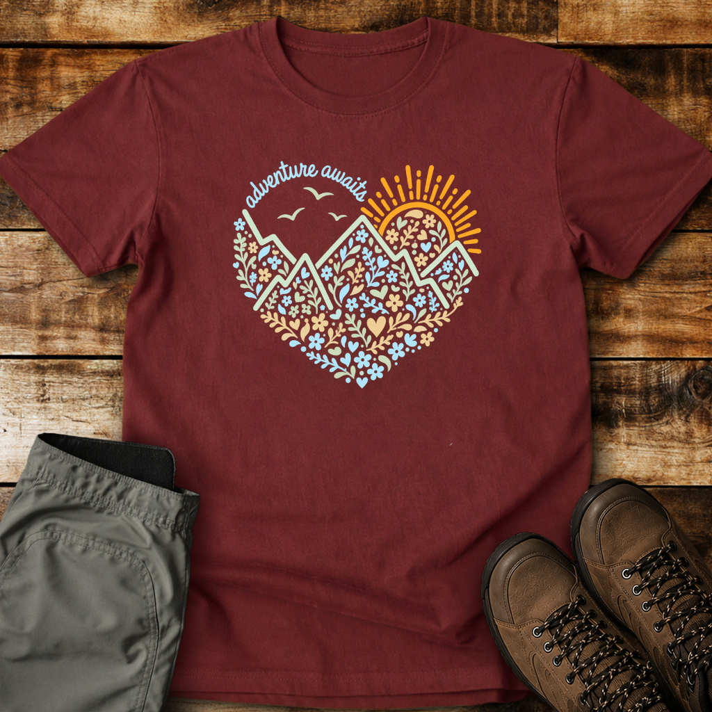 Adventure awaits Unisex T-shirt