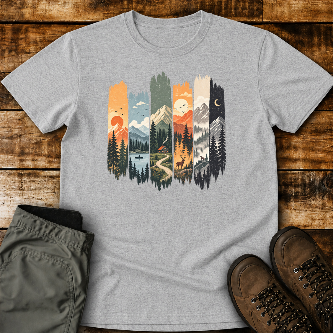 Wild Mountain Horizons Unisex T-shirt