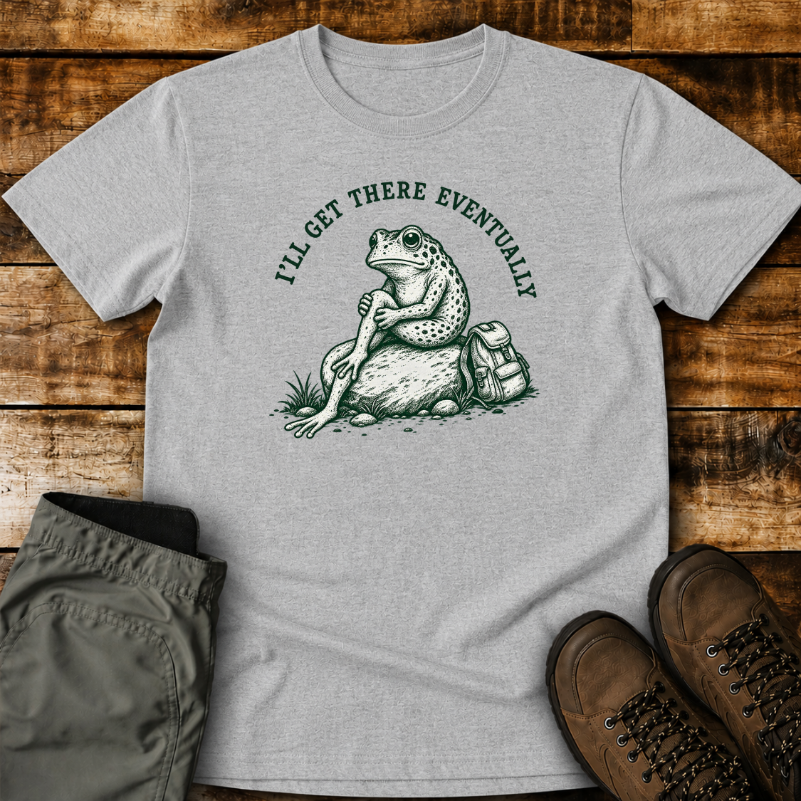 Slow Trail Frog Unisex T-shirt