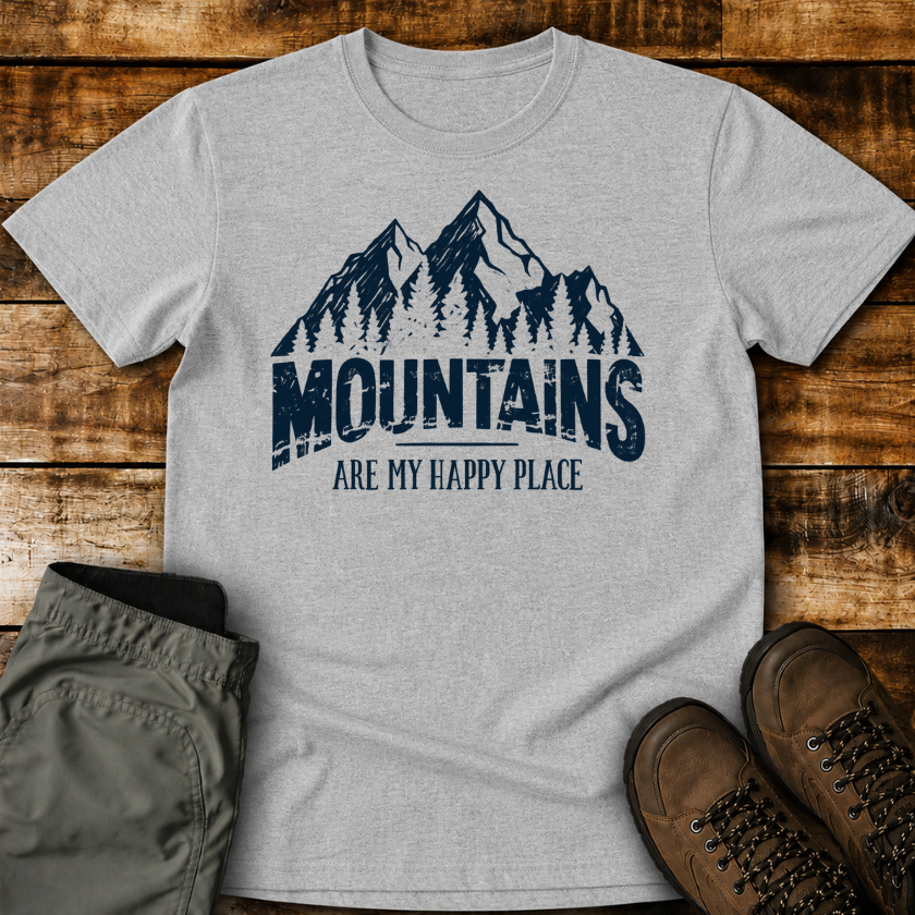 Mountain Happy Place Unisex T-shirt