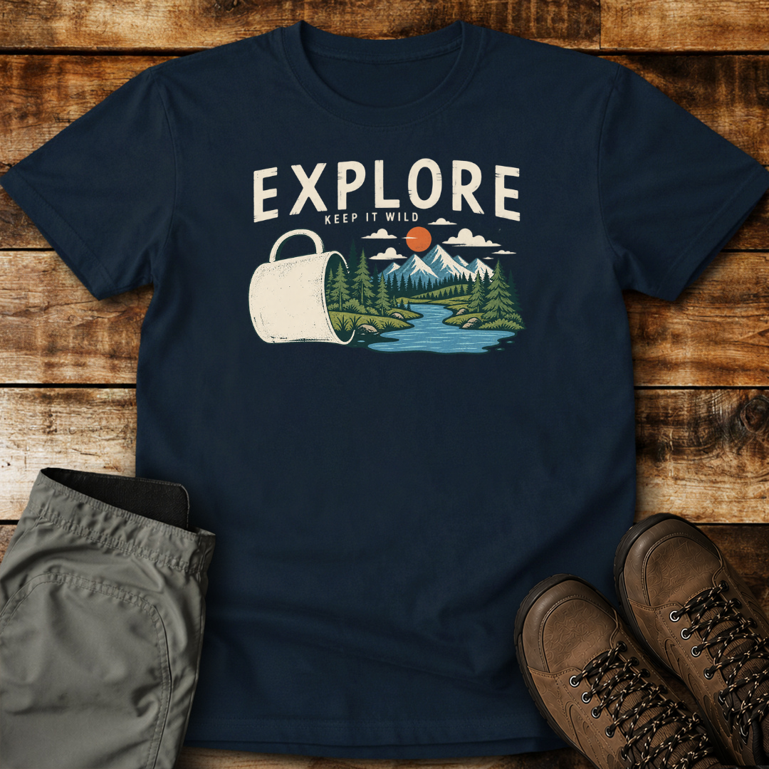 Mountain Mug Explore Unisex T-shirt