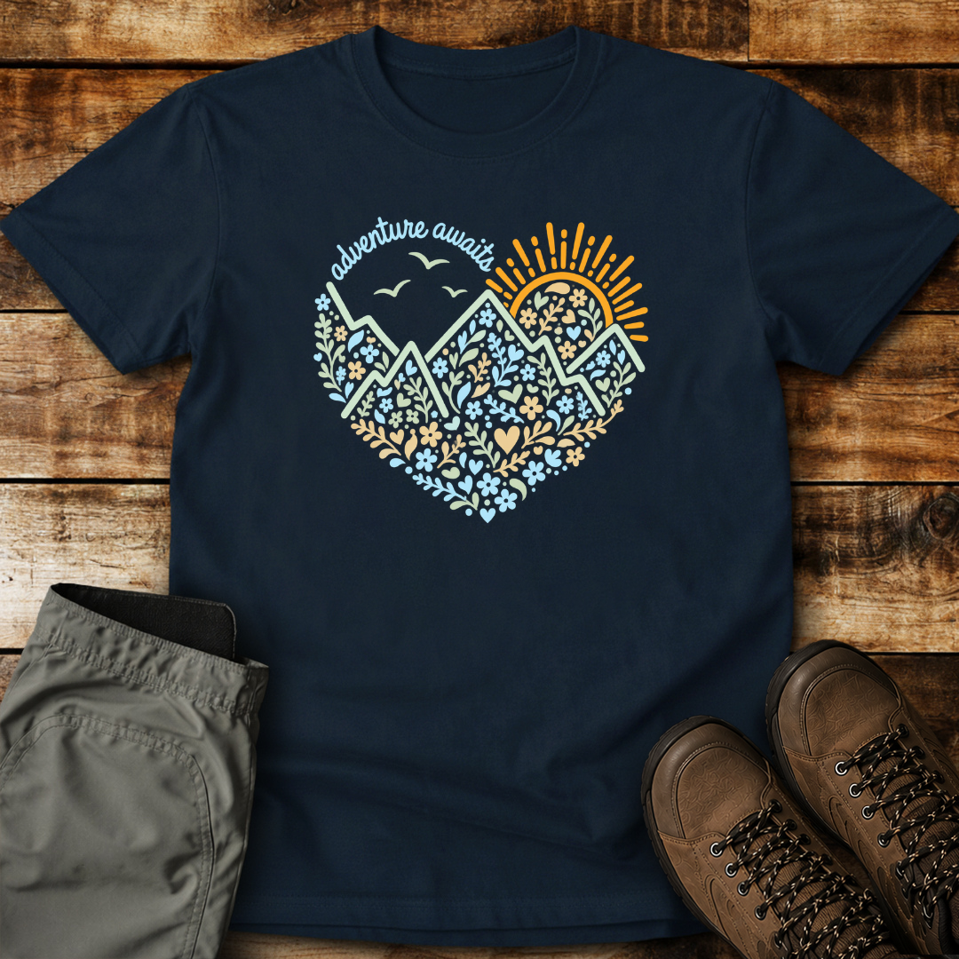 Adventure awaits Unisex T-shirt