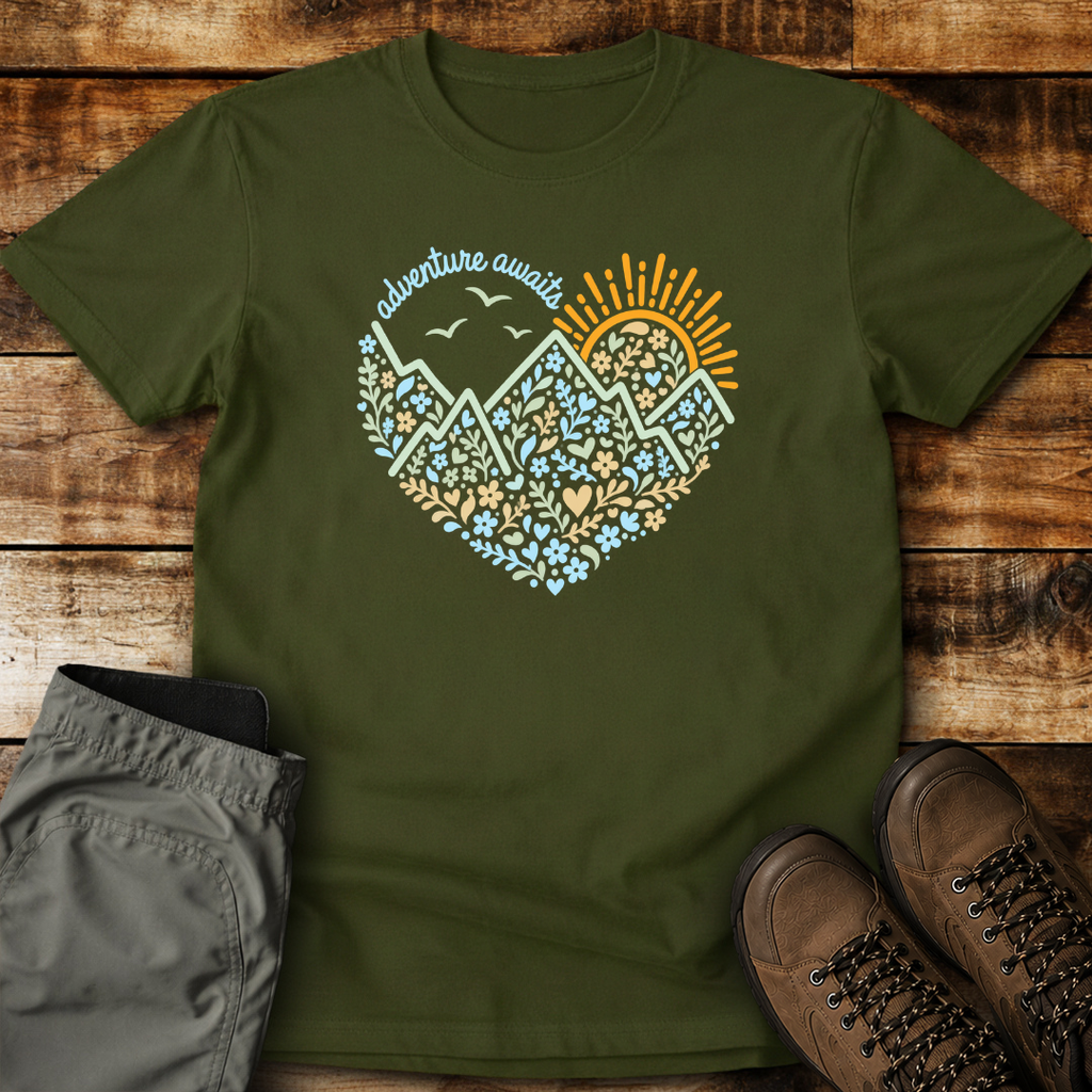 Adventure awaits Unisex T-shirt