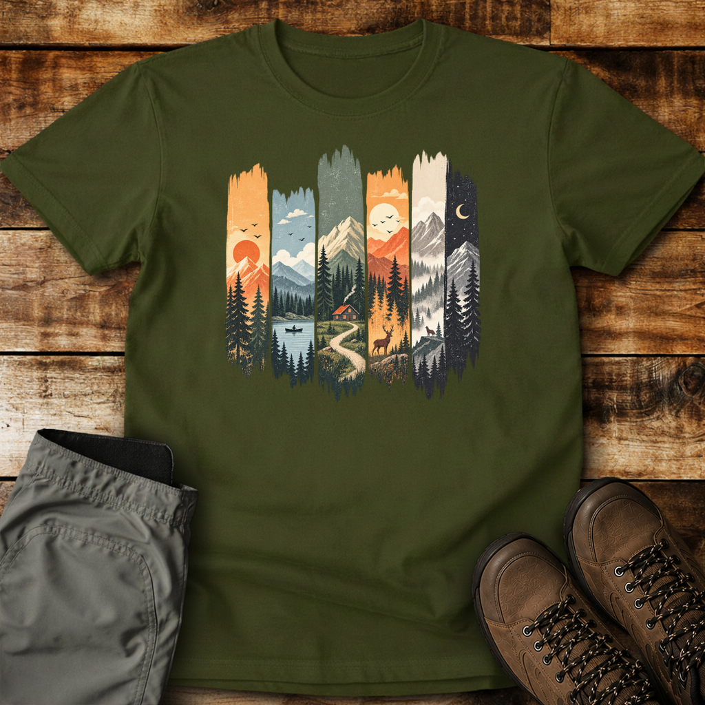 Wild Mountain Horizons Unisex T-shirt