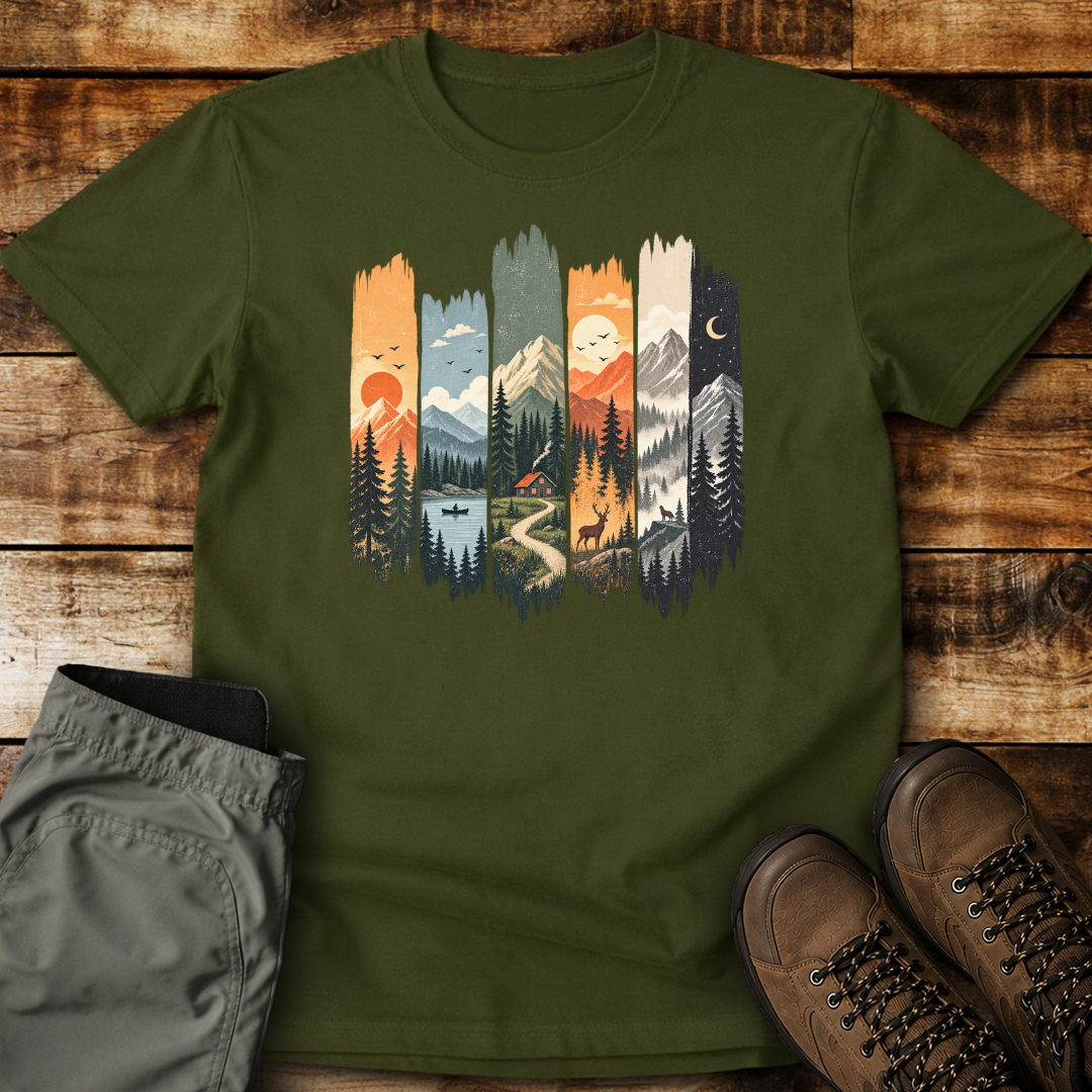Wild Mountain Horizons Unisex T-shirt
