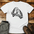 Woodland Owl Pair Unisex T-shirt