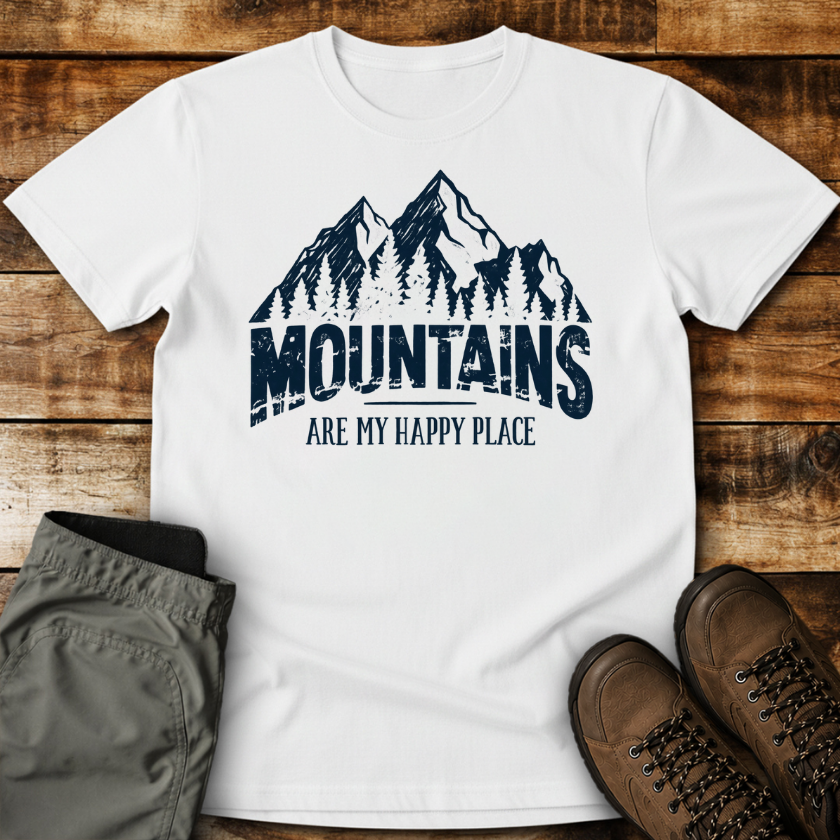 Mountain Happy Place Unisex T-shirt